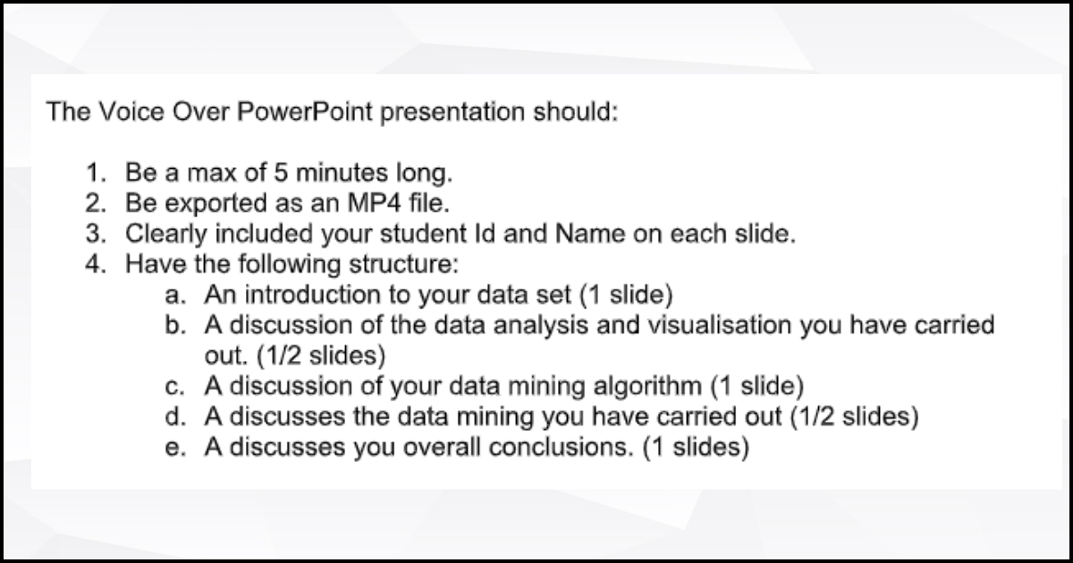 CST3340 Business Intelligence Oral Presentation