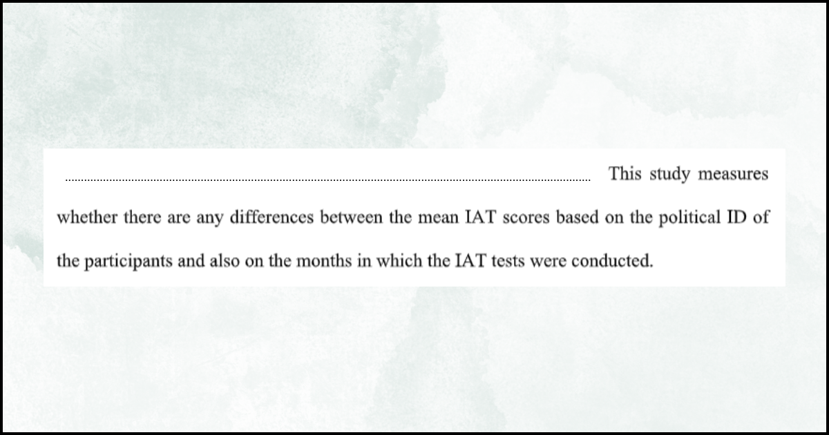 Truncated research report assignment, background example.