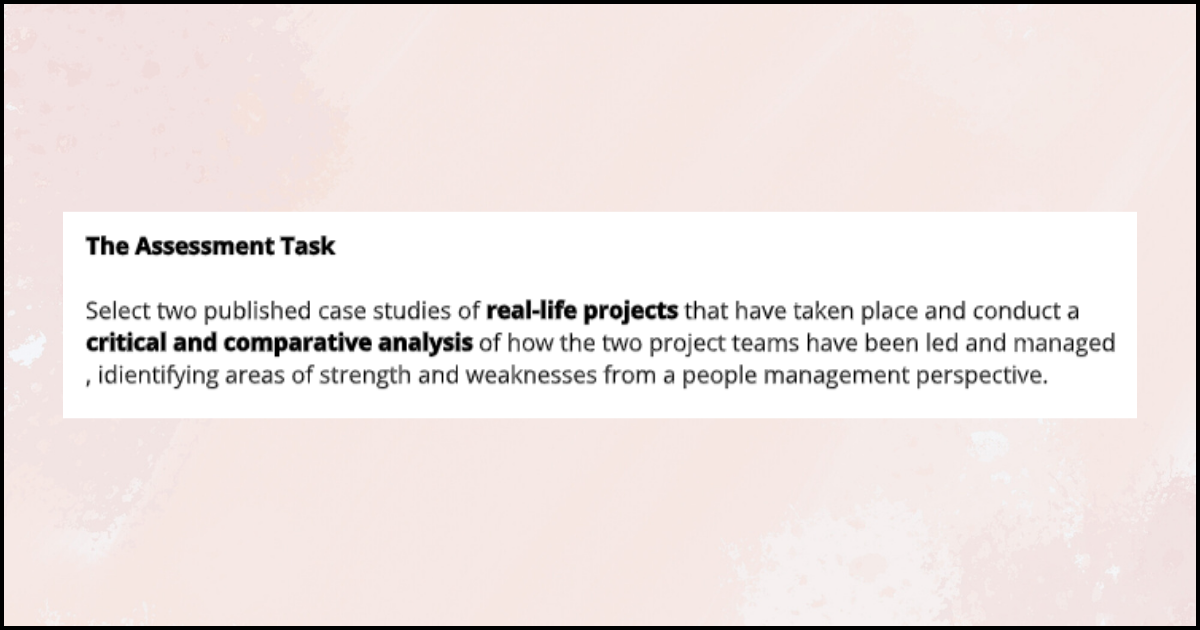 Manage Project Teams Report Assignment Task.