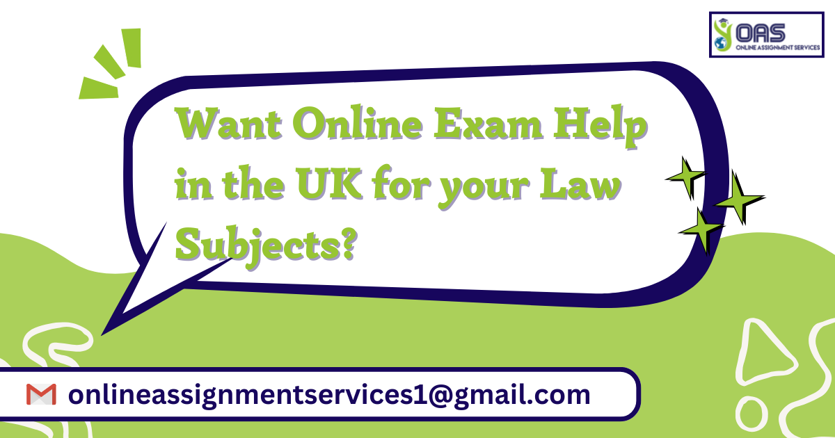 Email us to get exam help for your law subjects.