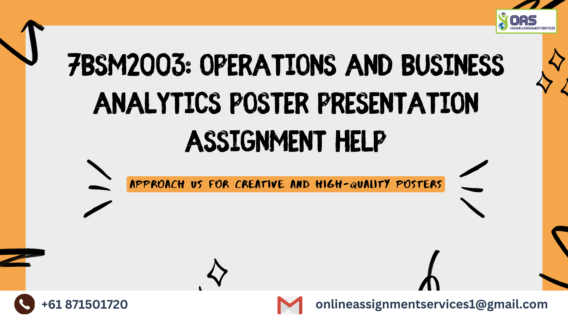 7BSM2003 Operations and Business Analytics Poster presentation Assignment Help