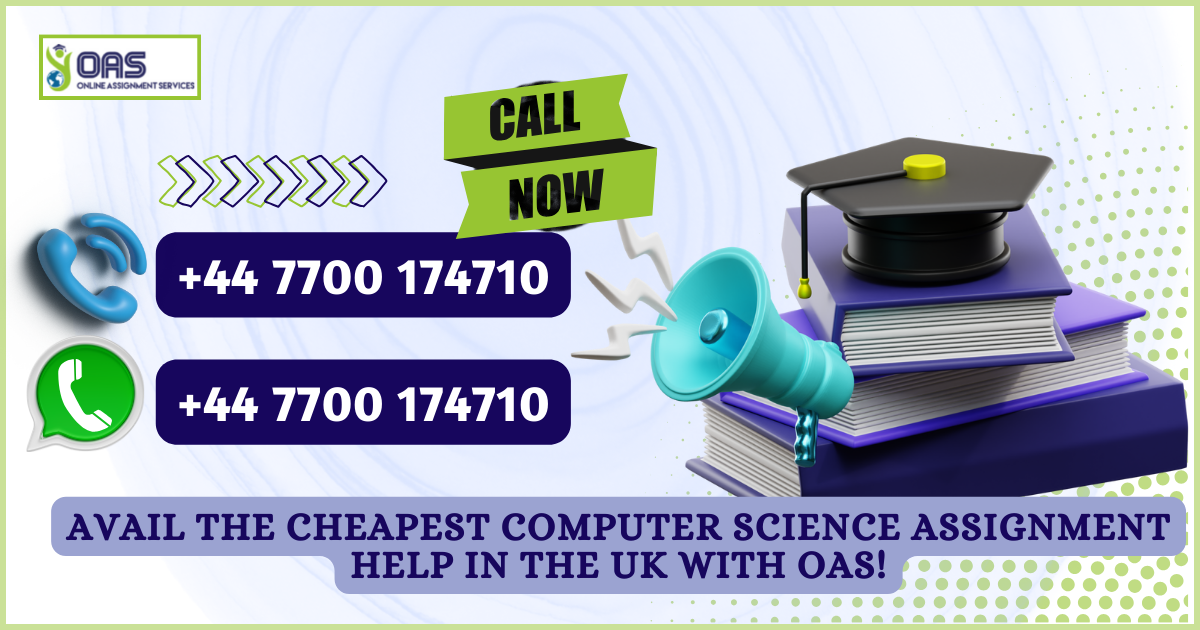 Call now to avail the cheapest computer science assignment help in the UK