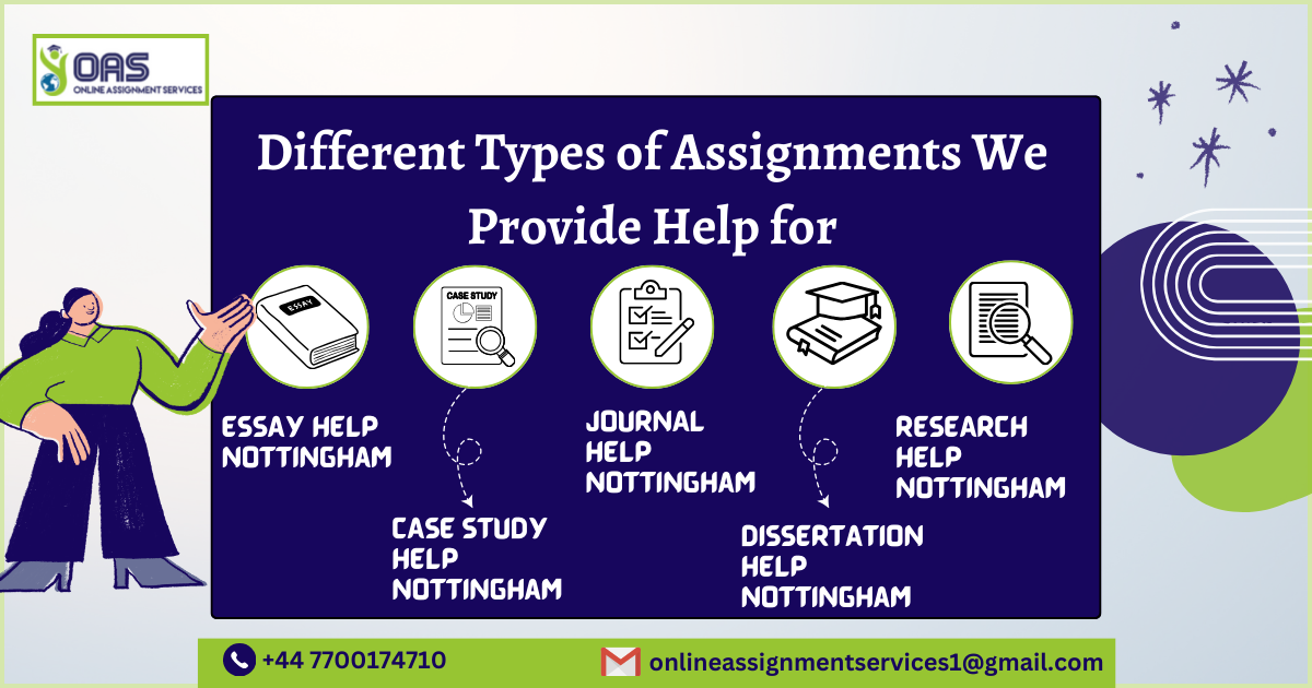 Different types of Assignments we provide help for