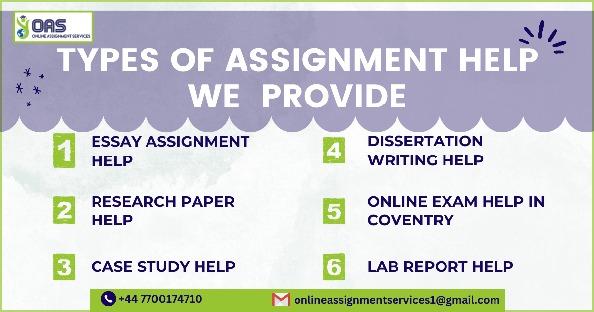 Types of Assignment help we provide
