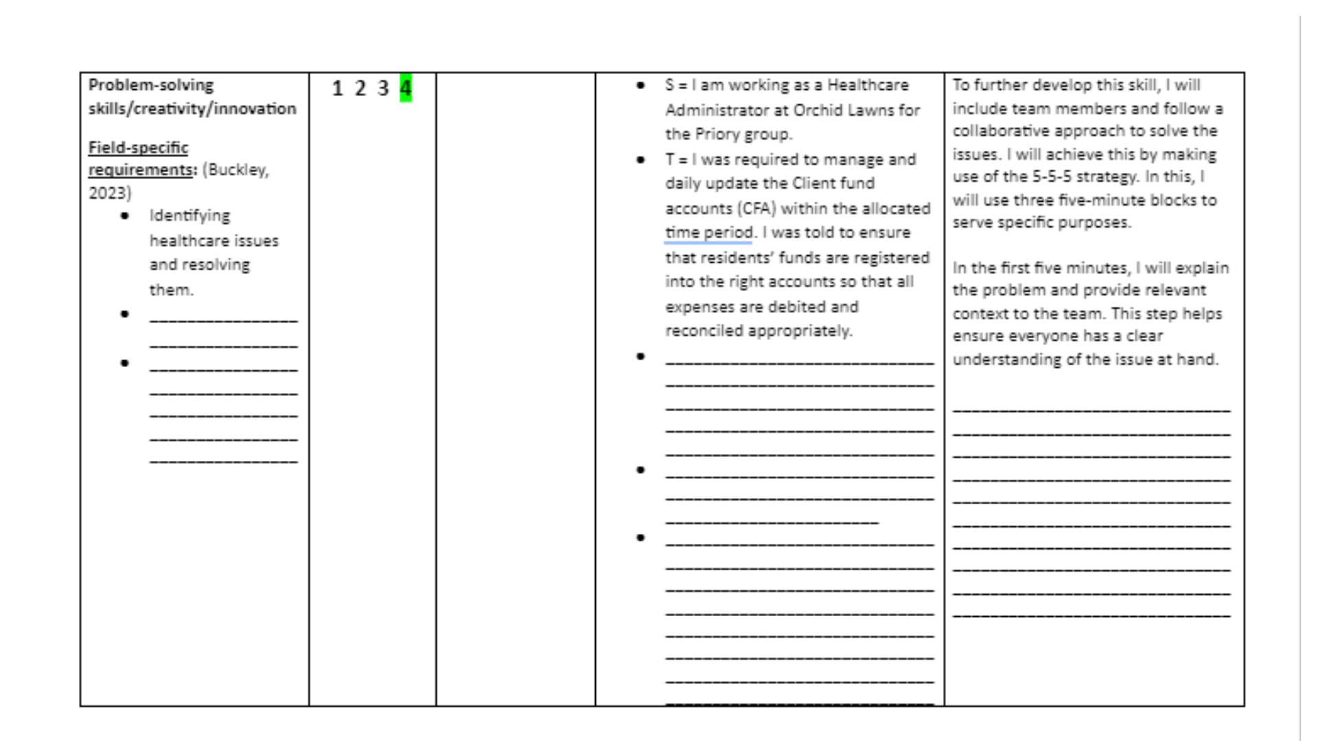 7BSM2005 Problem solving skills