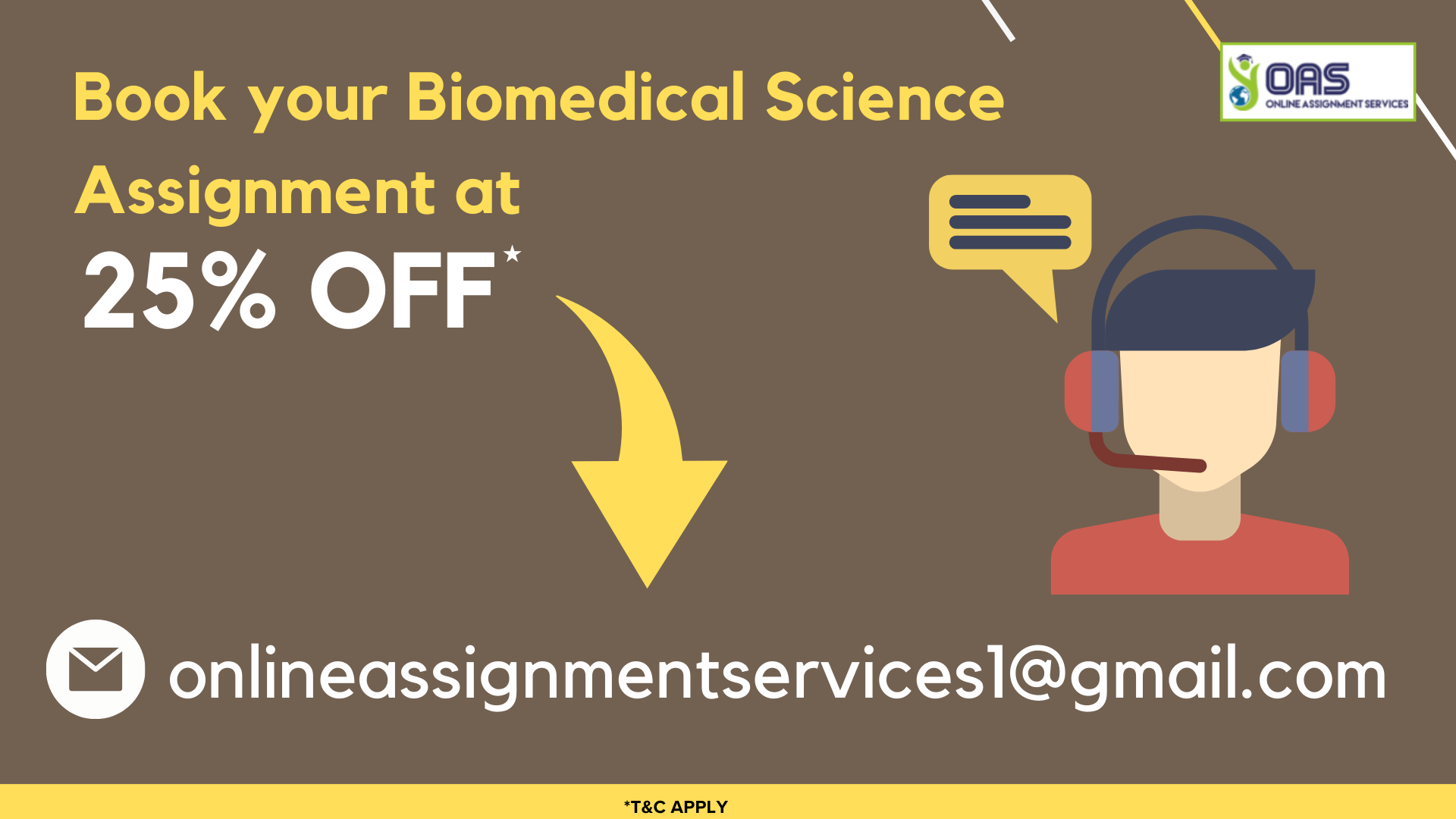 Book your Biomedical Science Assignment at 25 percent off for MD7002