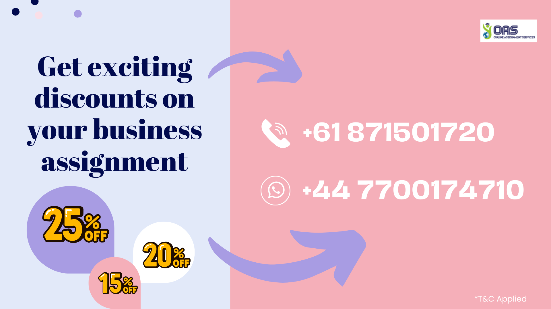 Get exciting discounts on your business assignment for BUSI48955