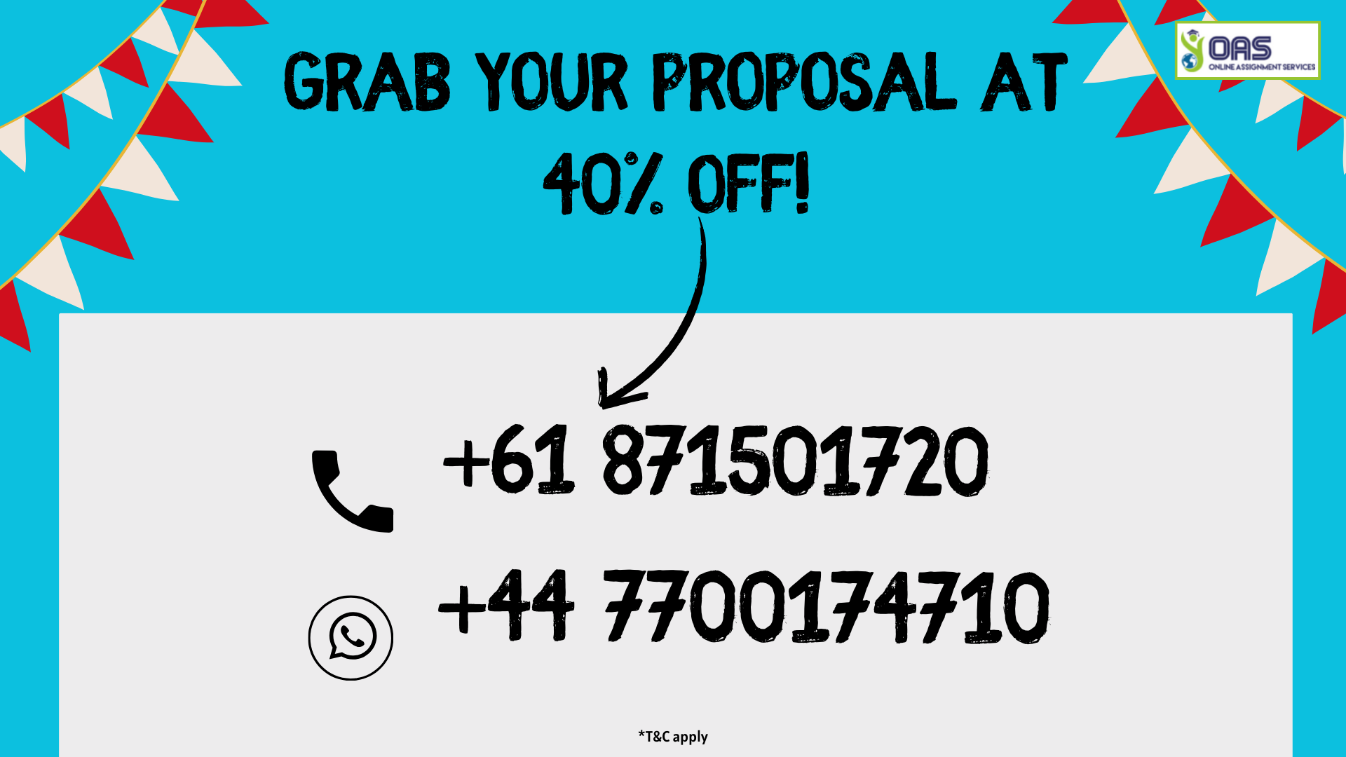 Grab your Proposal at 40 percent off for AC7027