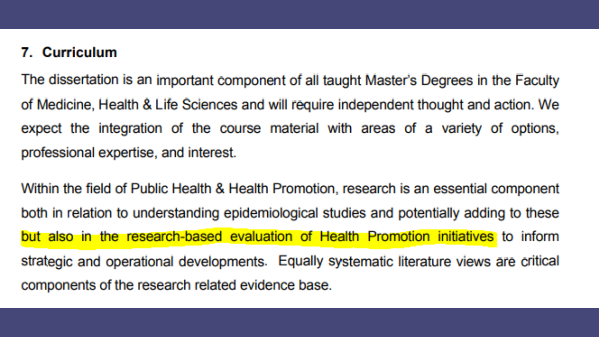 SHGM57 Course Curriculum