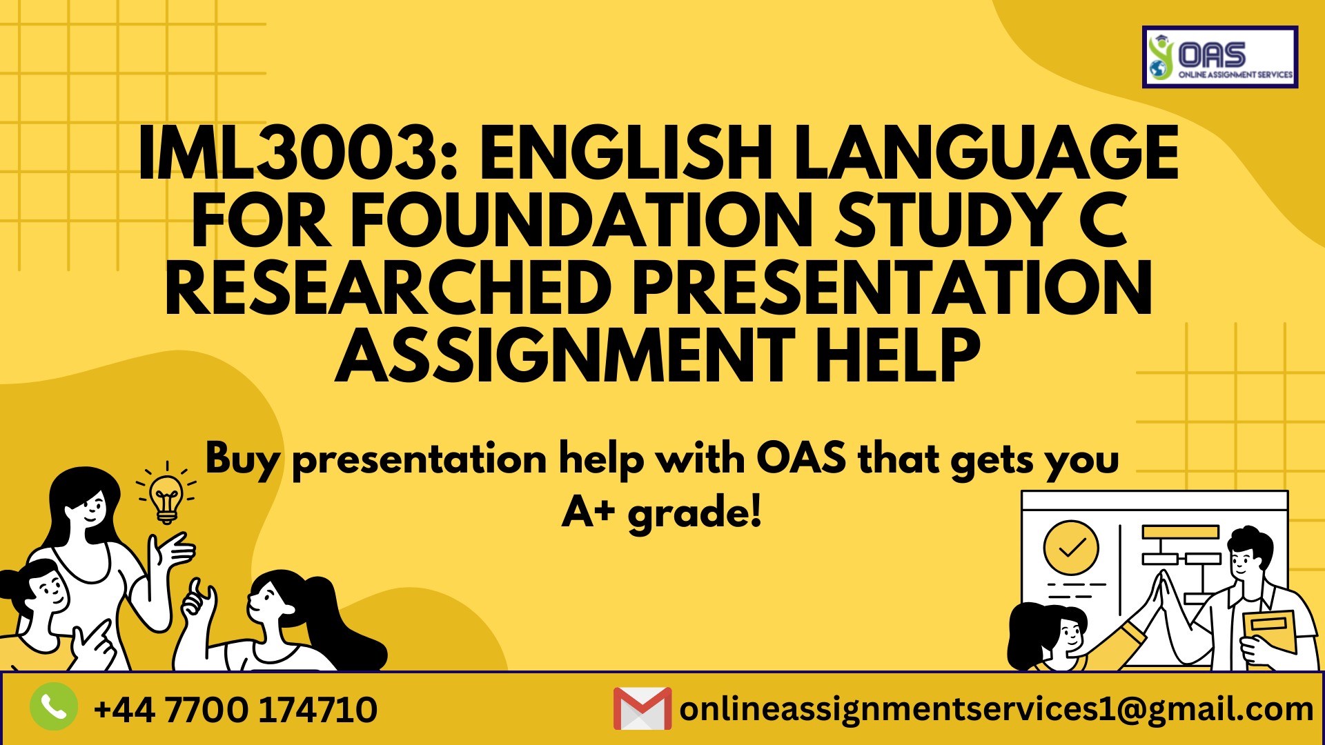 Get IML3003: English Language Researched Presentation Assignment Help.