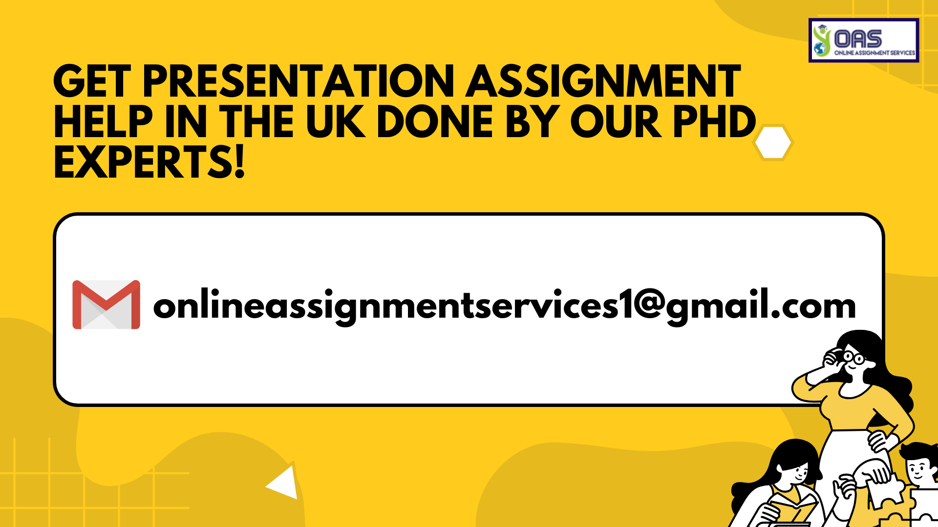 Get presentation assignment help in the UK done by our PhD experts at OAS.