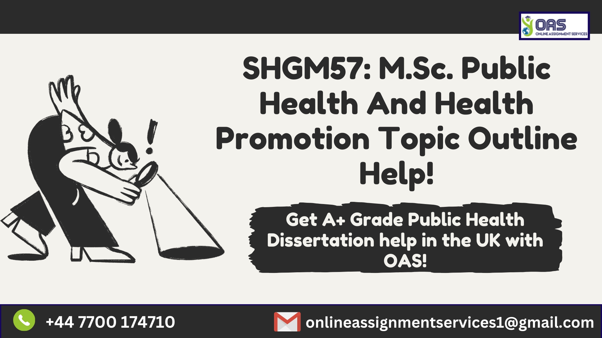 SHGM57: M.Sc. Public Health And Health Promotion Topic outline Help.