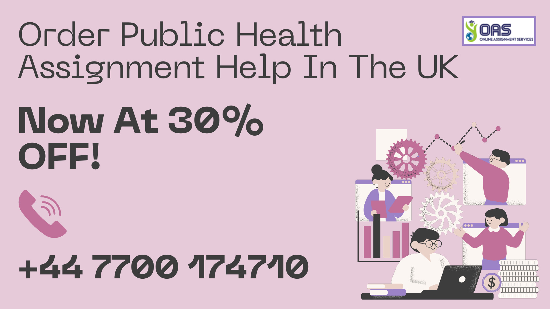 Order Public Health assignment help in the UK with OAS at a 30% discount.