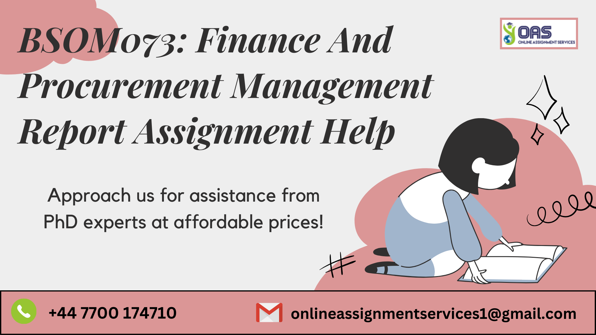 Buy BSOM073: Finance And Procurement Management Report Assignment Help in the UK with OAS.