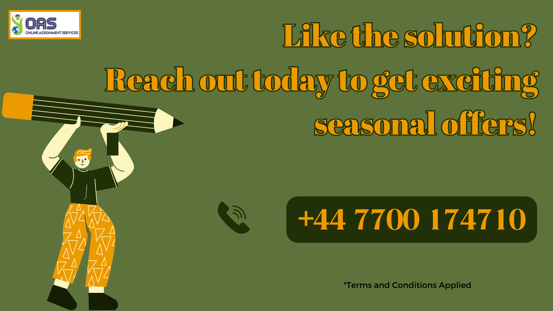 Call us to avail exciting offers when you book your assignment help with us!