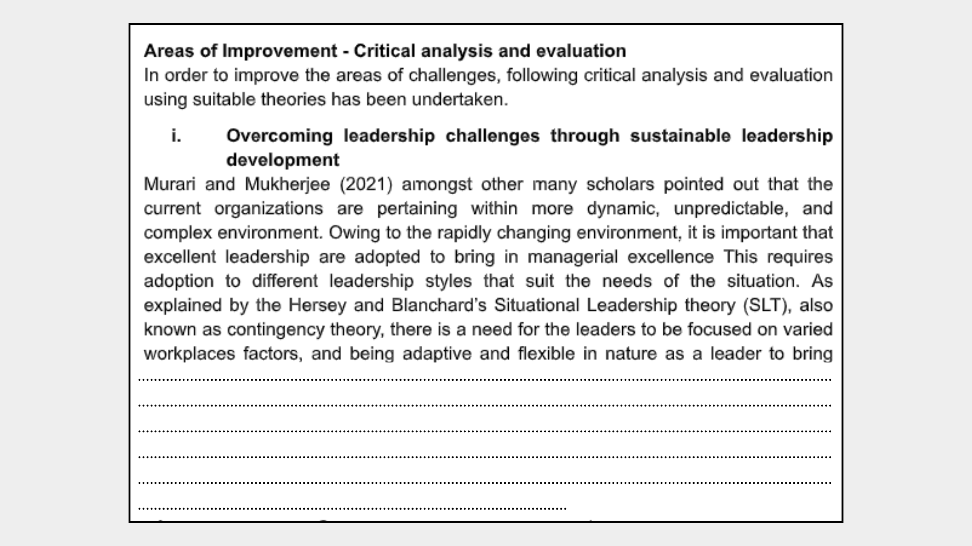 Overcoming Leadership Challenges Through Sustainable Leadership Development