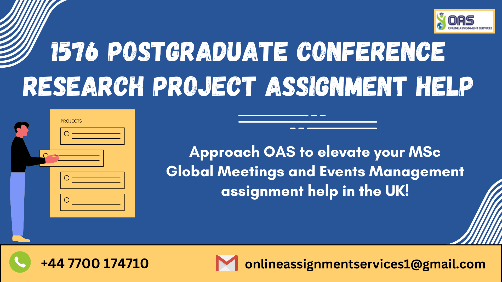 Buy 1576 Postgraduate Conference Research project assignment help in the UK with OAS.