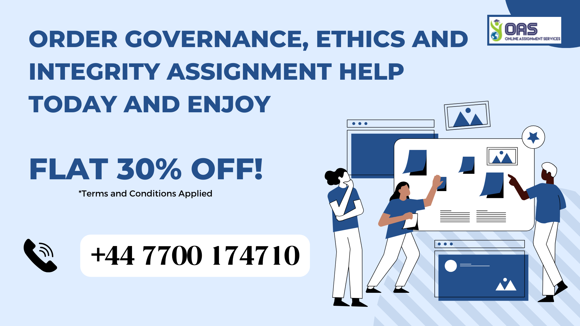 Order Governance, ethics, and integrity report assignment help at 30% off with OAS.