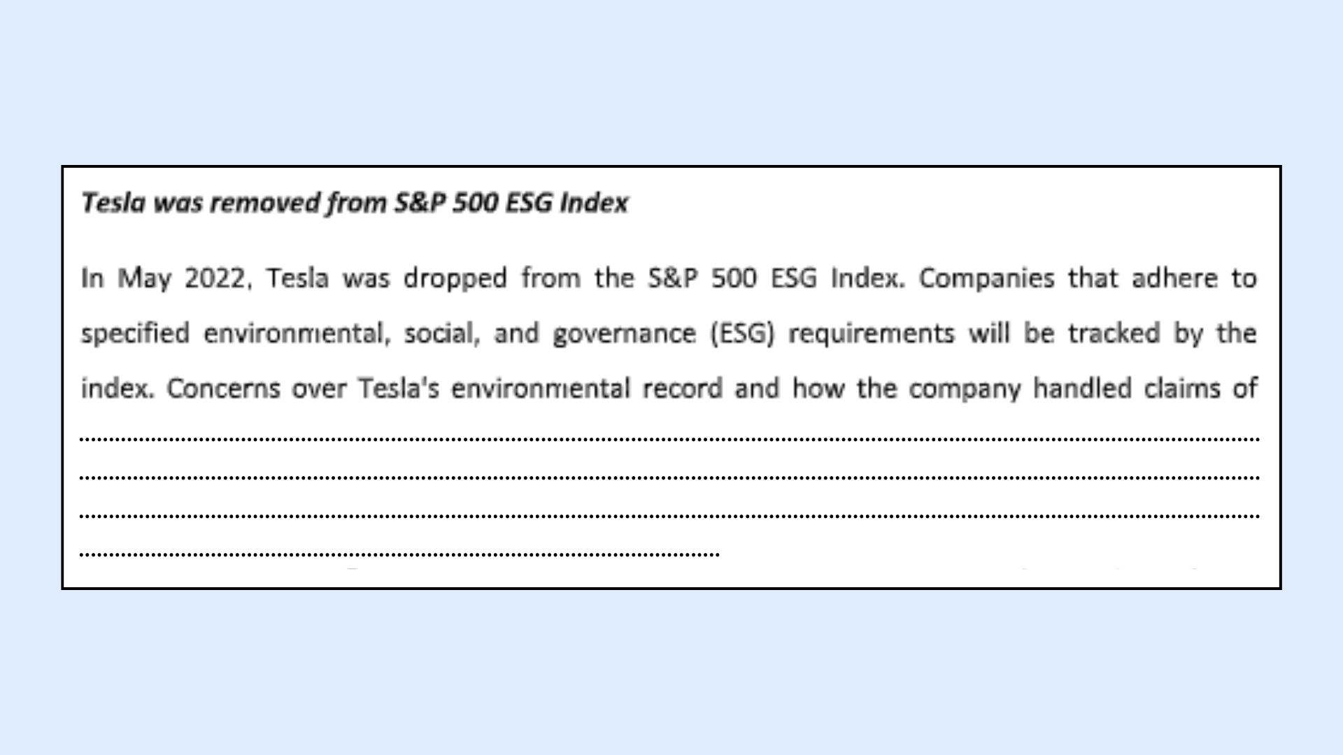 Significant events of Tesla 2