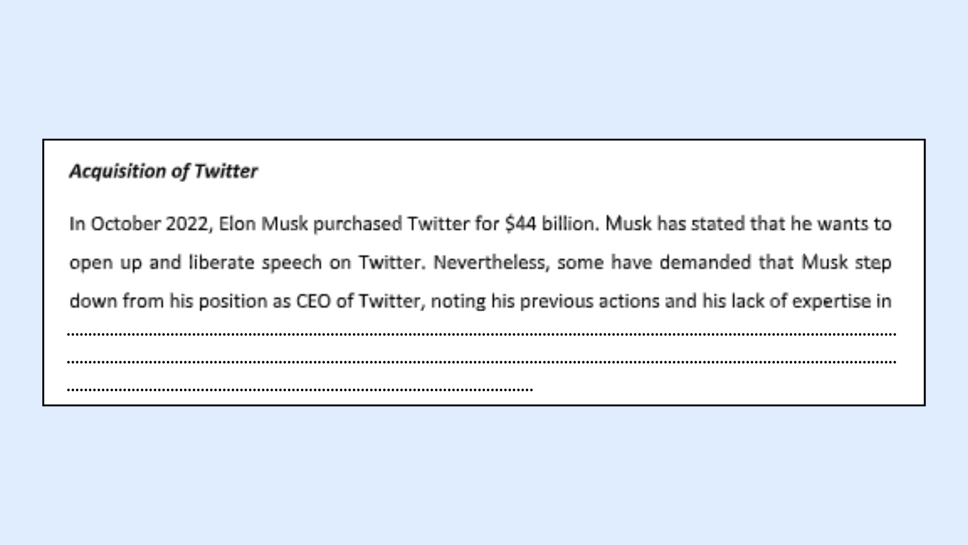 Significant events of Tesla 3