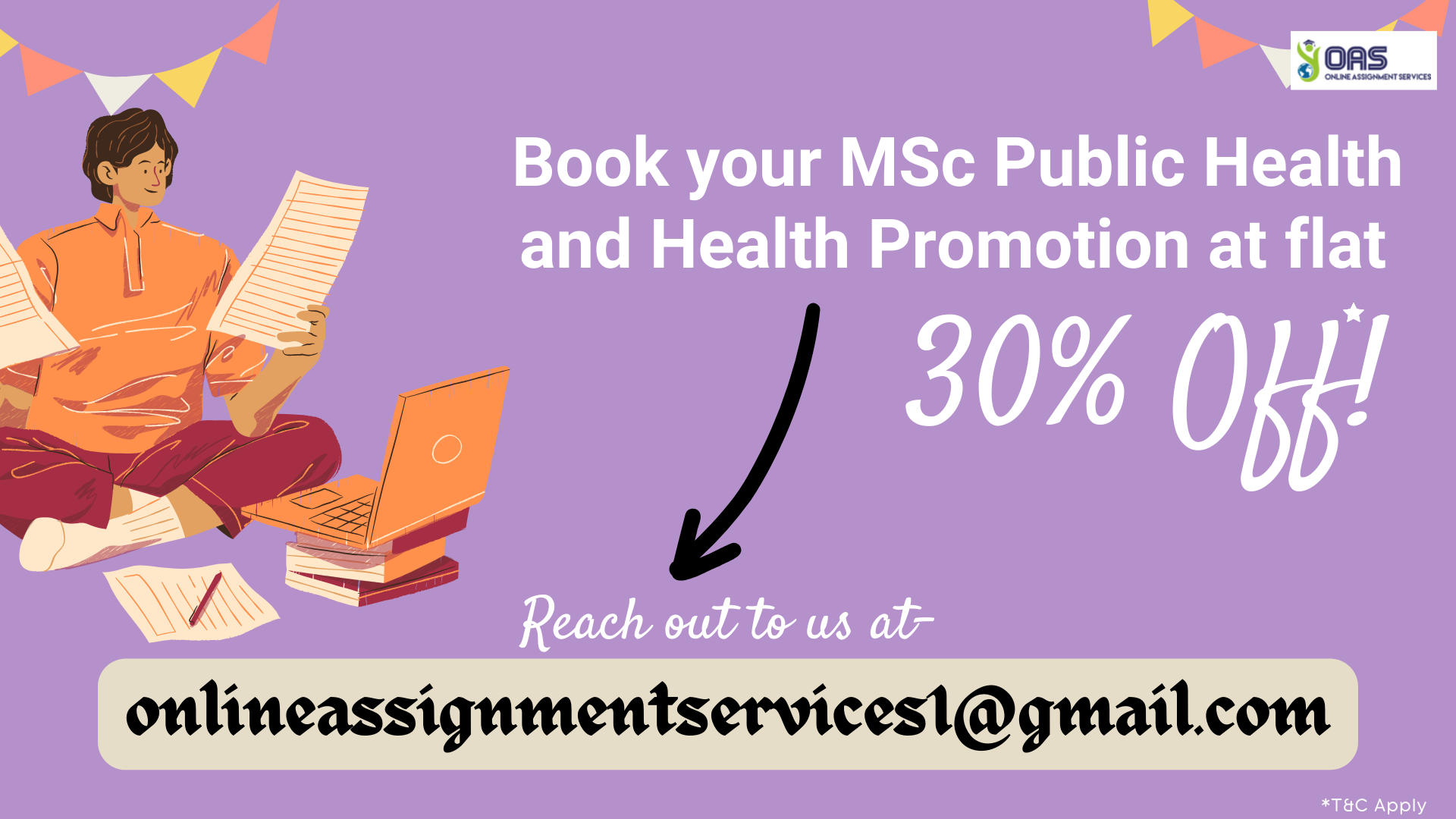 HSM137 Book your MSc Public Health and Health Promotion at flat 30 percent off