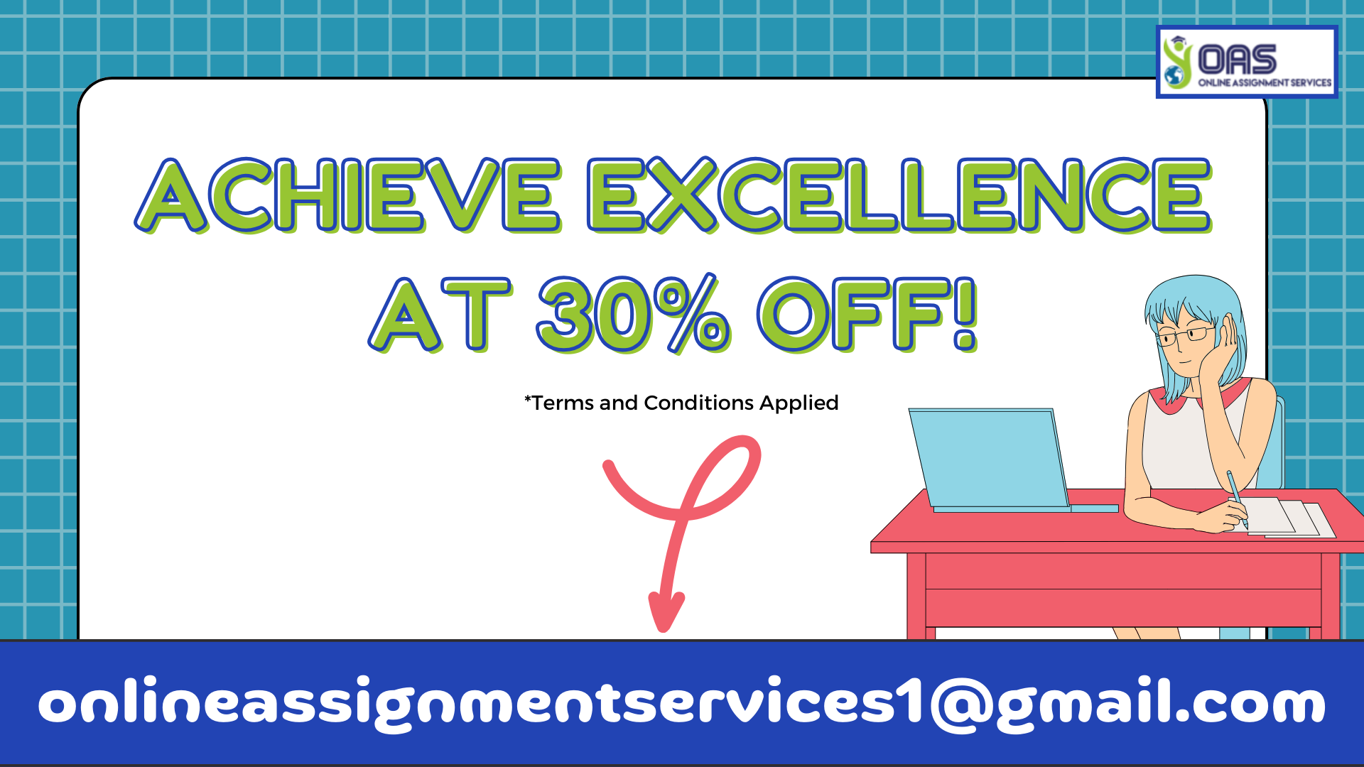 Get A+ grade assignment help with us at 30% off.