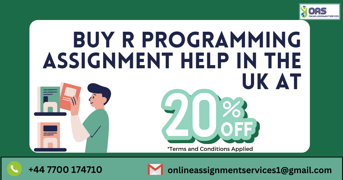 Buy R Programming assignment help in the UK with us at 20% off!