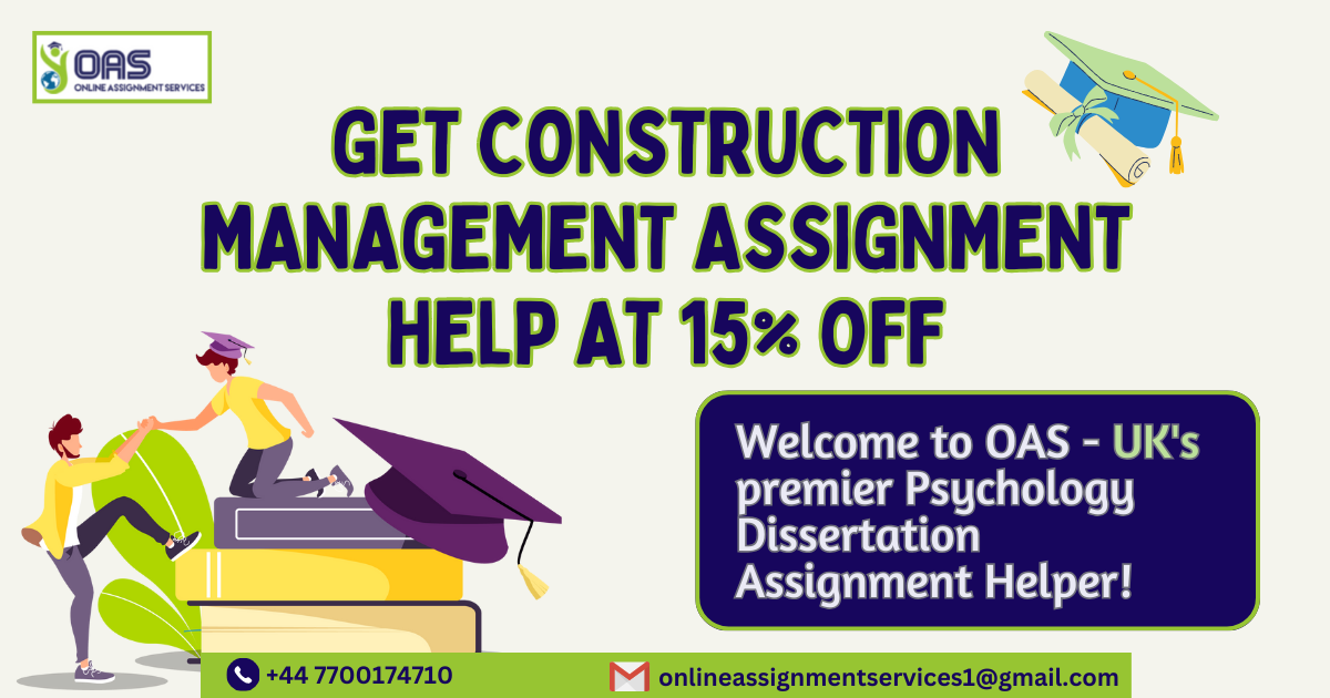 Get Construction Management Assignment Help at 15% Off