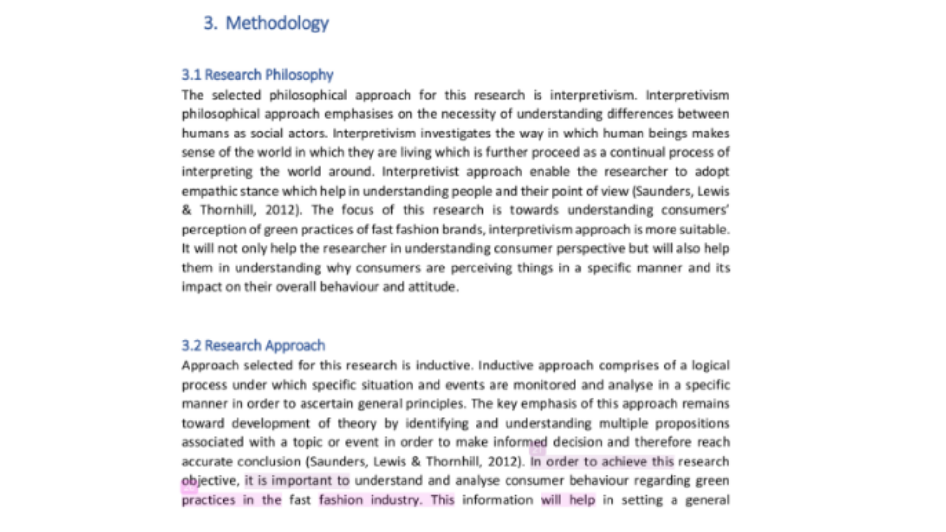 BU7002 Methodology