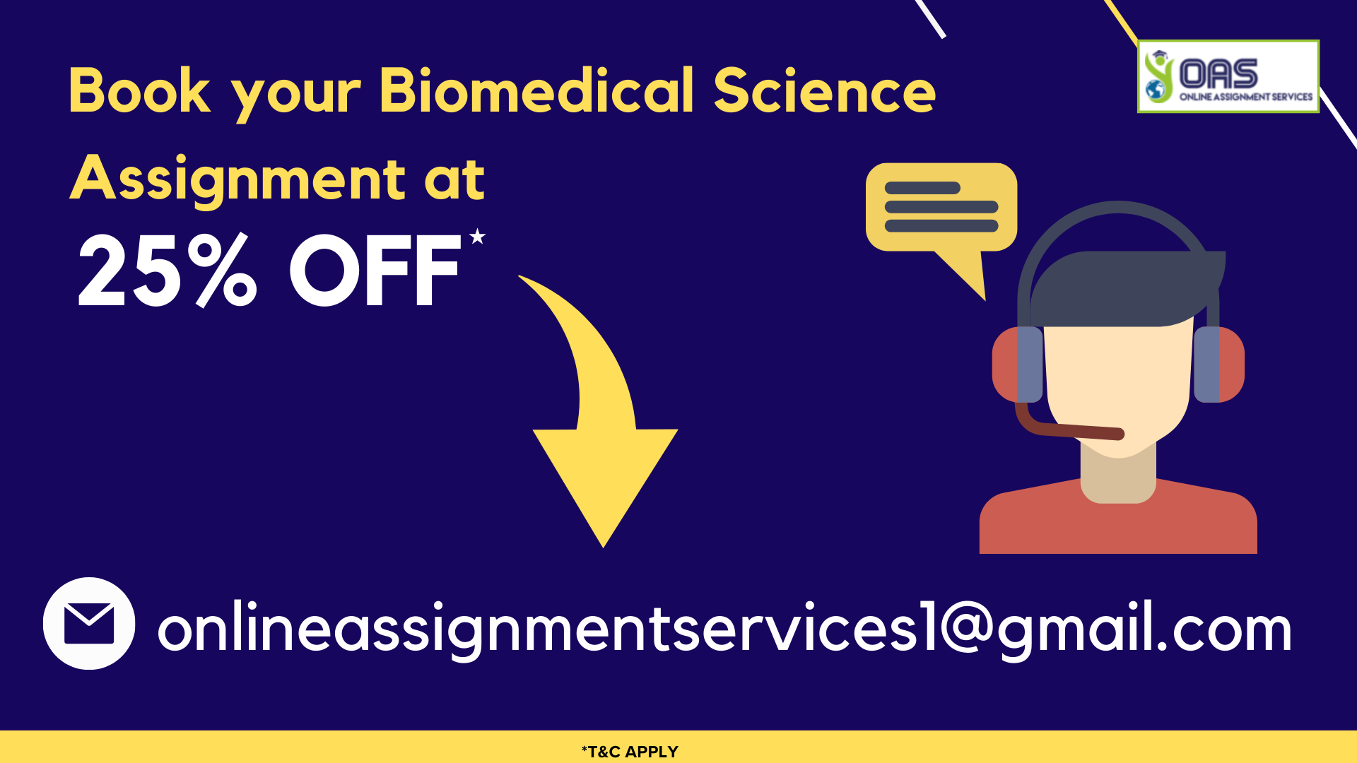 MD7001 Book your Biomedical Science Assignment at 25 percent off