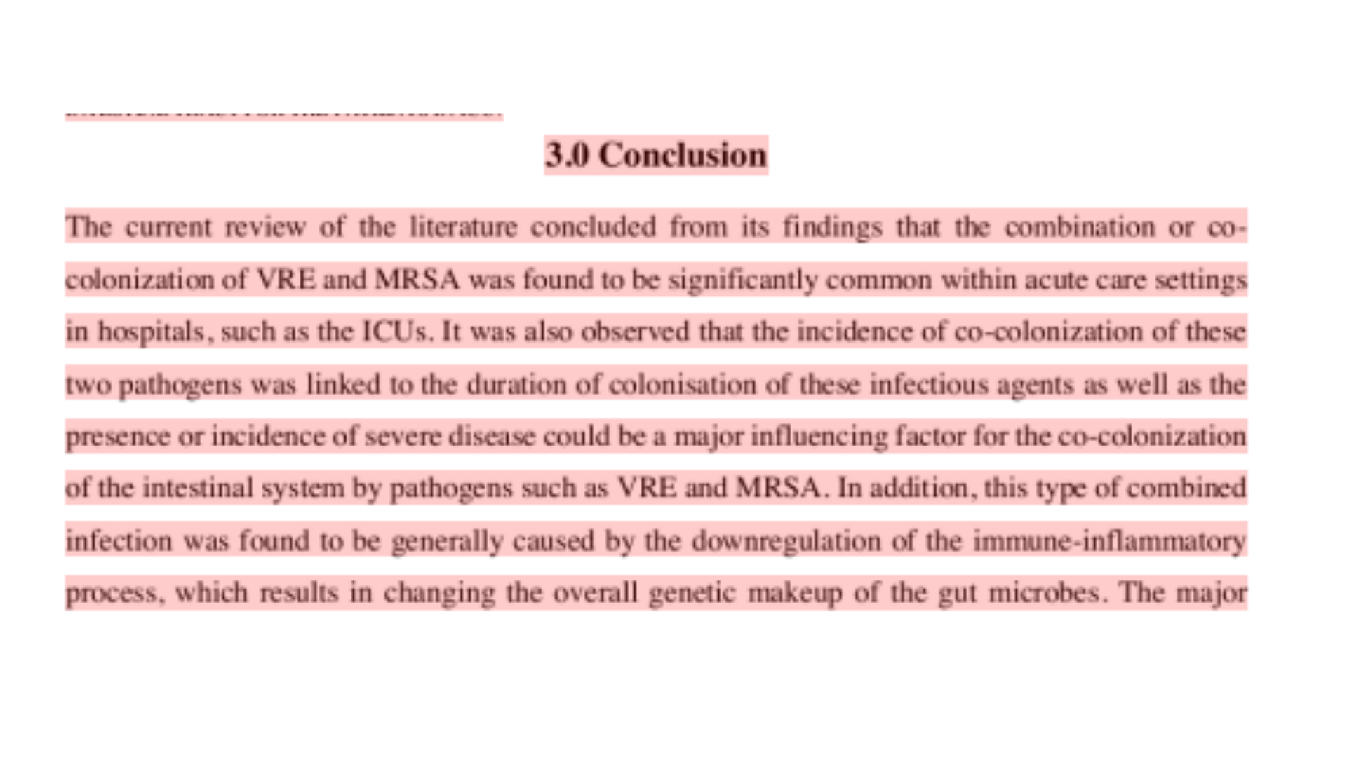 MD7001 Conclusion