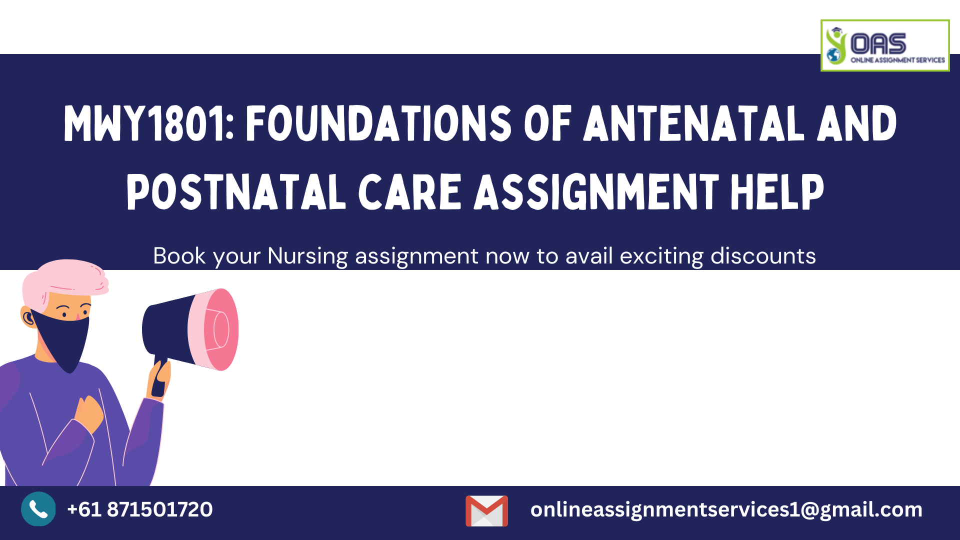 MWY1801 Foundations of antenatal and postnatal care Assignment Help