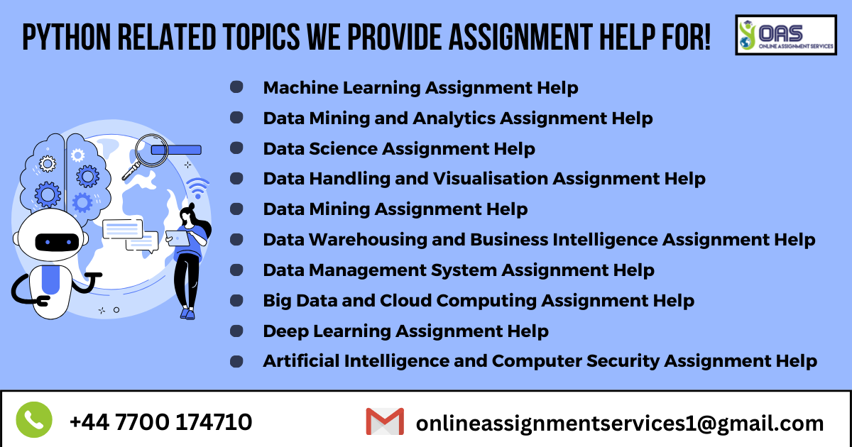 Python related topics we provide assignment help for.