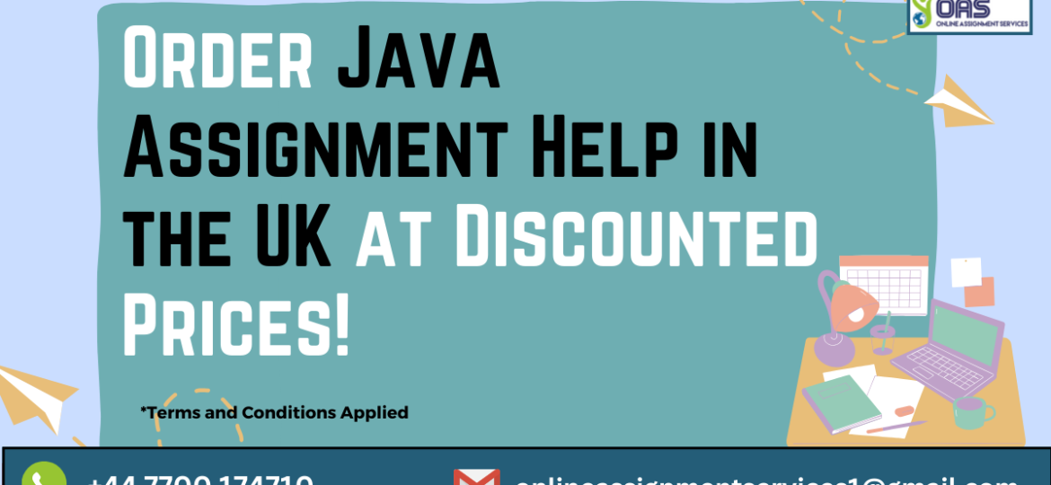 Order Java assignment help in the UK with us at discounted prices!