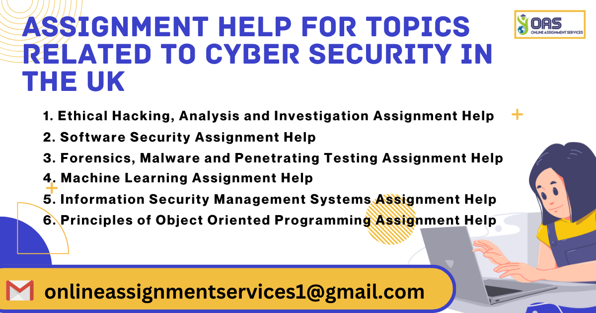 Assignment help for topics related to cyber security in the UK.