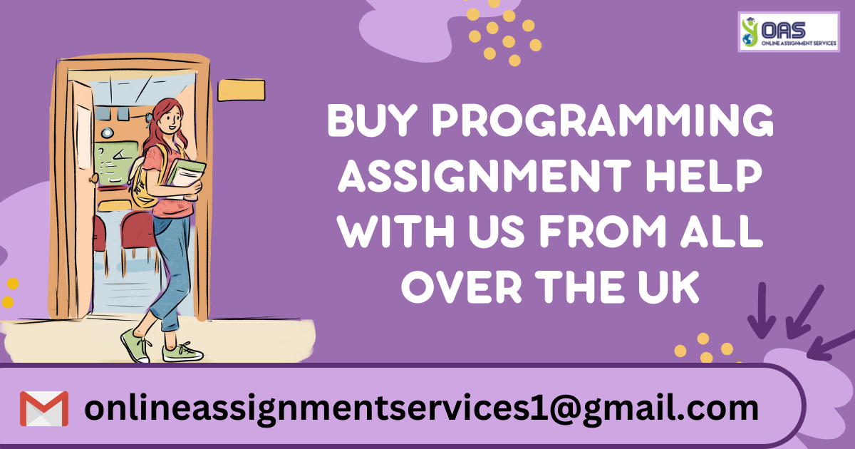 Buy Programming assignment help with us from all over the UK.