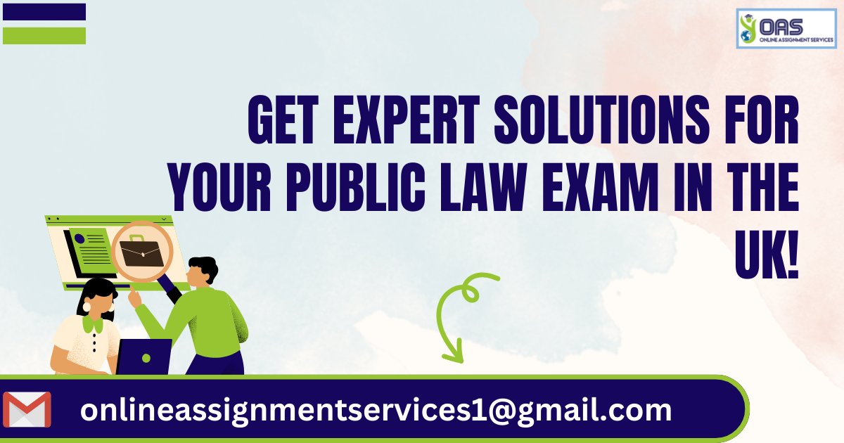 Get expert solution for your public law exam