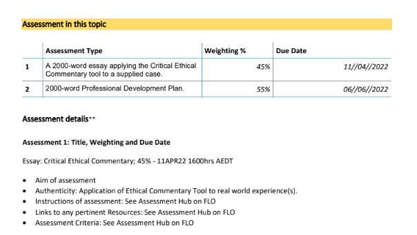 Essay Example 4: SOAD4008 - Professional Judgement and Decision-making (BSW)