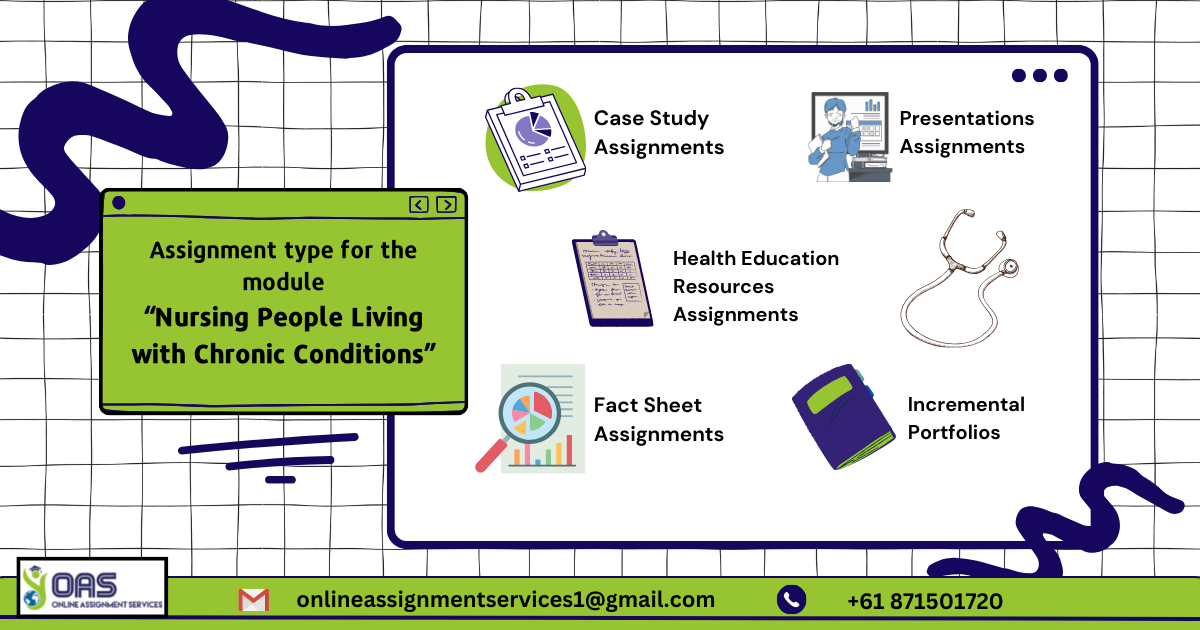 Types of assignments for the module "Nursing People Living With Chronic Conditions"