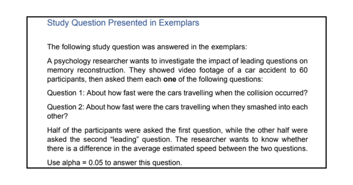 Annotated Exemplar Assignment Example