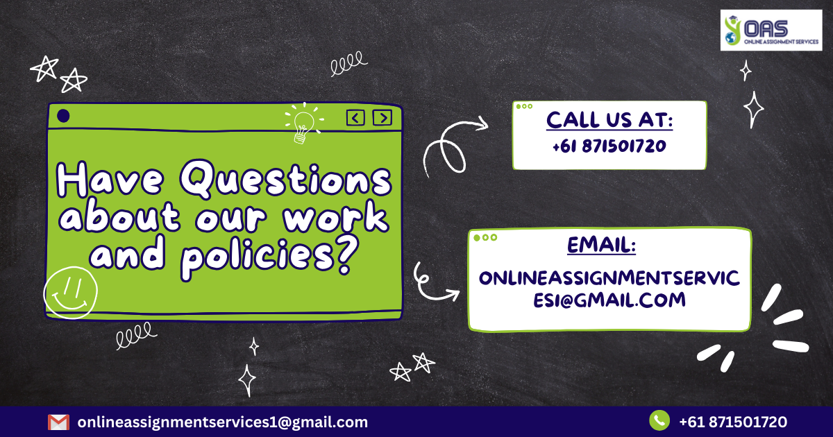 Reach out to us for any queries related to our assignment services or policies