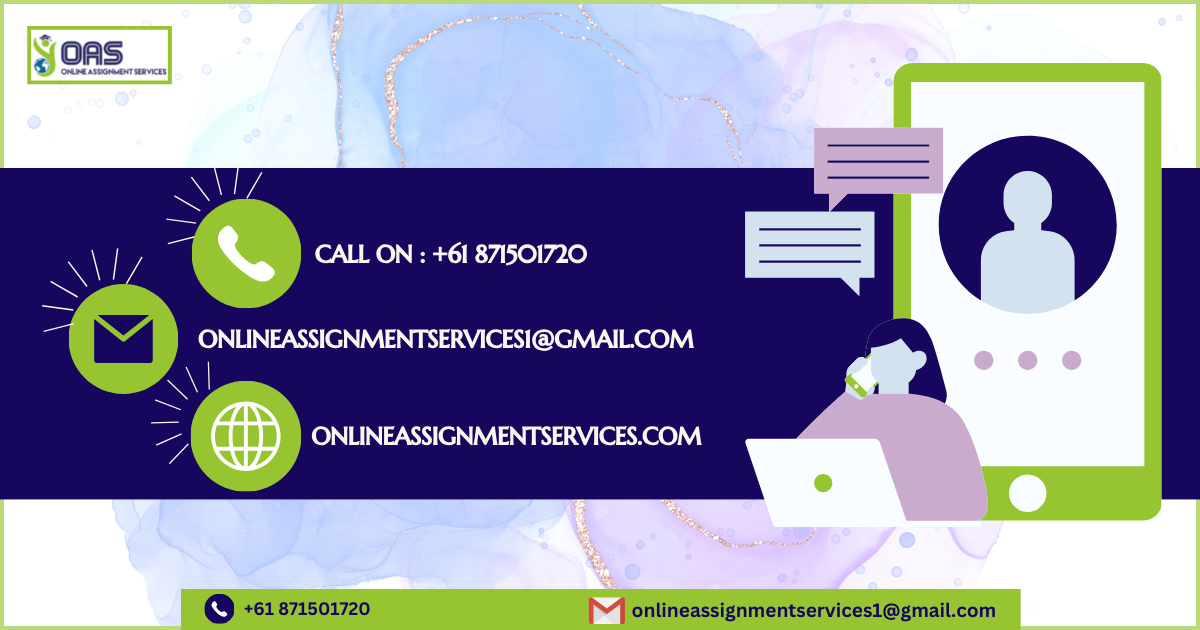 Get in touch with OAS through call or email for the best assignment help in Melbourne, Australia.