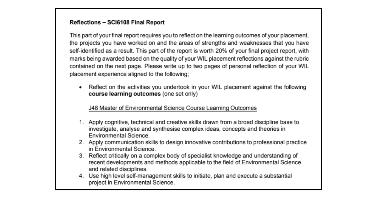 An Assignment Sample for the second Module