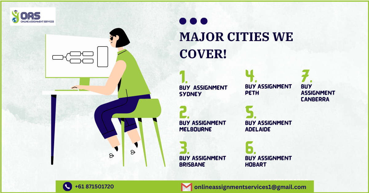 Major cities we cover at OAS to Buy Assignment Online