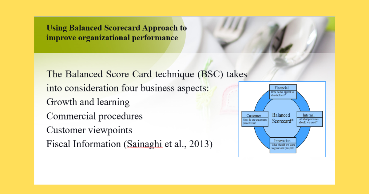 7260THS Balance Scorecard Approach