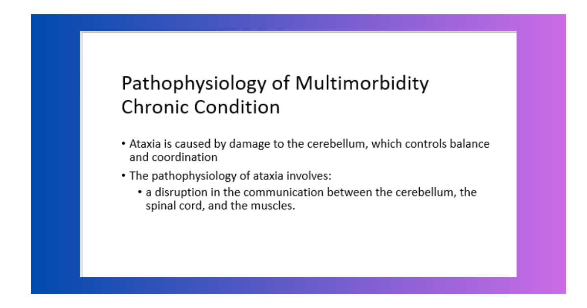 Pathophysiology of Chronic Condition in NRSG372