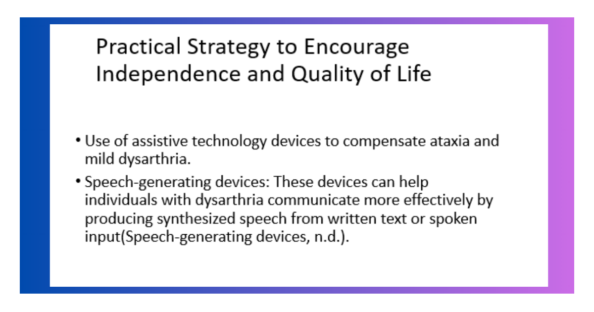 Practical Strategies for encouraging independent living in NRSG372