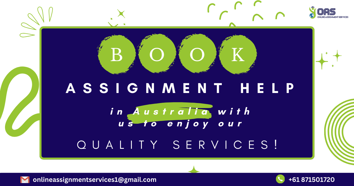 Book assignment help in Australia with us.