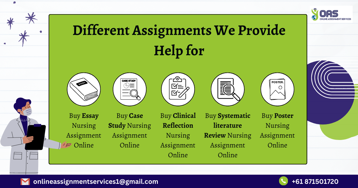 Know about the different nursing assignments we provide help for.