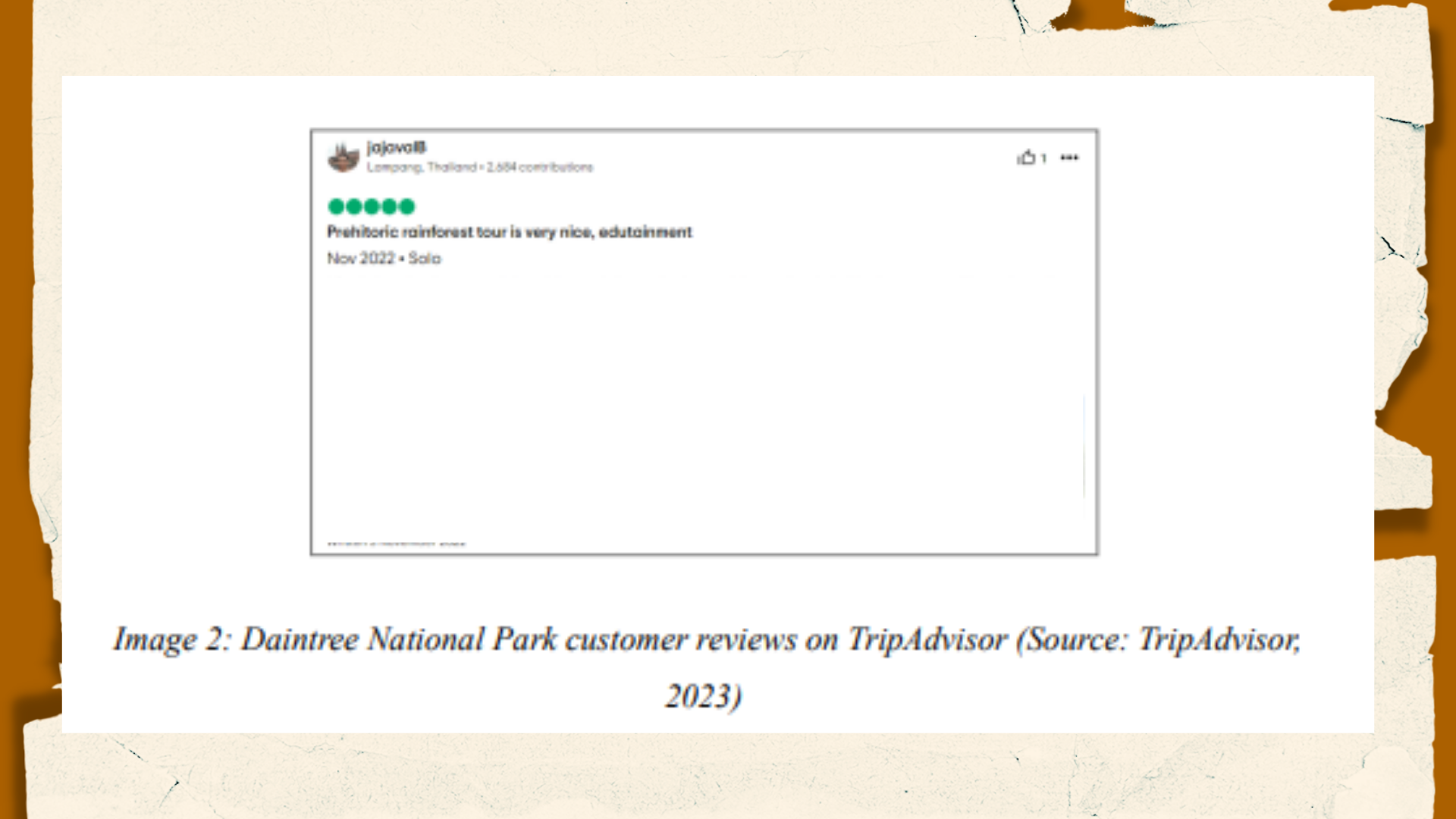 7258THS Daintree National Park customer reviews on TripAdvisor Screenshot